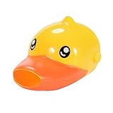 RaiFu 蛇口エクステンダー 素敵 かわいい 漫画動物 キッド 子供 手洗い 浴室 シンクアクセサリー アヒル