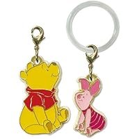 Amazon.co.jp: DRT プーさん ＆ ティガー キーチェーン セット
