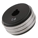 F Fityle ミグ溶接機　ワイヤーフィードドライブローラーロールパーツ　高精度　 - 0.8-1.0