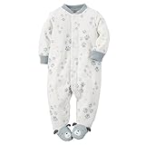 カーターズ Carter's ロンパース マイクロフリース カバーオール 足つき 長袖 男の子 ポリエステル100% 秋冬 Microfleece Snap-Up Sleep & Play NB (5