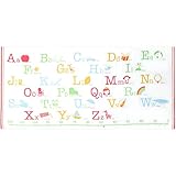 Exprenade(エクスプレナード) 身長計付きガーゼバスタオル ピンクボーダー