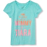 THE CHILDREN'S PLACE(ザ・チルドレンズプレイス) グリッターグラフィックティ トップス半袖Tシャツ 18～24ヶ月【並行輸入】