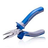 SPEEDWOX ラジオペンチ ミニ プライヤー 切断可能 ロング ペンチ マイクロ バネ付 溝付 CR-V鋼 鍛造 精密作業 手芸 工具 DIY グッズ クラフト ツール プロ ホビー アクセサリー