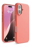 【elago】 iPhone 16 対応 ケース シリコン 耐衝撃 スマホケース 指紋 防止 サラサラ シリコンケース [ iPhone16 アイフォン 16 対応 携帯ケース ] iPhone 16 Case SILICONE CASE ポメロピンク