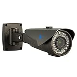 Linemak IP Bullet camera, 1/3 CMOS Sensor, 1.3Mp/1080p, 2.8-12mm Varifocal lens, 42 LEDs, 33ft-49ft 