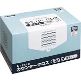 日本製紙クレシア:クレシア カウンタークロス 薄手タイプ ホワイト 65402 型式:65402（1セット:600枚入）