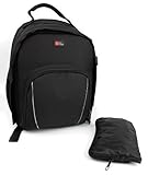 DURAGADGET 'Adventure' Water Resistant Nylon Rucksack With Adjustable Padded Interior For Garmin Vir
