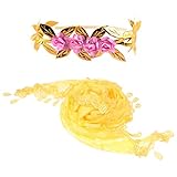 Lovoski 幼児　赤ちゃん　葉　造花　ヘアバンド　レース　おくるみ　毛布　ラップ　写真撮影　背景セット