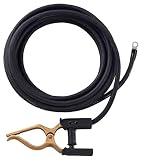 TRUSCO(トラスコ) キャブタイヤケーブル アースクリップ丸端子付 10m TCT-2210KE