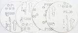 Astral ダブルアクション マジック ペーパー サンダー用 125mm 6穴 各種 100枚 セット (1000＃/1200＃/1500＃/2000＃)