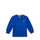 ポロ ラルフローレン ポニー付・ベーシック長袖Tシャツ[ブルー](男の子12～24か月用) [並行輸入品]