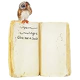 ガーデン オブジェ・置物 （ふくろう・ウインク×BOOK） EDC1011