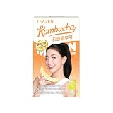 【TEAZEN】 コンブチャ メロン味 (5g✕10本入り) | 糖類0g 低カロリー 12種の乳酸菌配合 インナービューティー スッキリケア スティックタイプ
