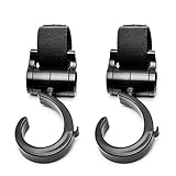 Tree. NB ベビーカー用フック マルチフック 荷物フック マジックテープ式 360度回転 滑り止め 万能フック　自転車 スーツケース 梁などで使用可能　2個セット