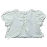 《初夏盛夏対応》(日本製) Pample Mousse(パンプルムース) ドビーSZ天竺半袖ボレロ 95cm/OW NO.DP-82250