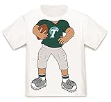 Tulane Green Wave Heads Up 。Football Baby /幼児用Tシャツ( 18ヶ月)