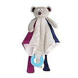 【ノーブランド品】赤ちゃん　なだめる　クマ型　タオル　おもちゃ　人形　おしゃぶり付き　贈り物