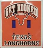 Texas Longhornsライトスイッチカバー(ダブル)プレートls12004