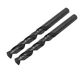 uxcell ハイスドリル　ドリル刃　ストレートシャンク　HSS製　穴あけ　8.7mm径　2個入り