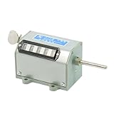 uxcell　回転カウンター　時計回り増加　金属シェル　金属シェル