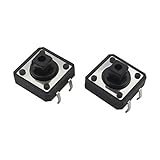 Goliton® 50X　ブラック　4フィートチップと垂直式スイッチ　タクトスイッチ　　　12 * 12 * 7.3