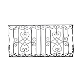 INK-1401164H　ロートアイアン製　面格子