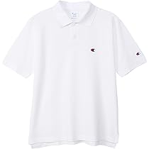 Amazon | [チャンピオン] ポロシャツ 半袖 綿100％ スクリプト