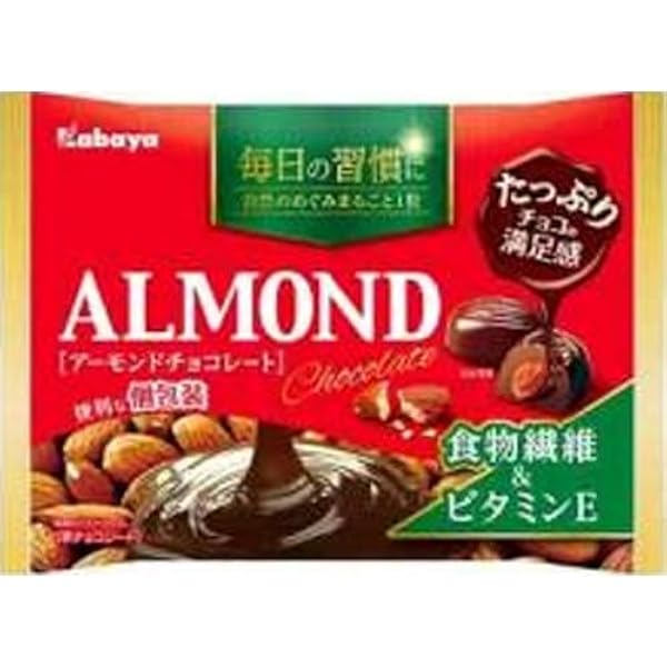 アーモンドちよこ Amazon | カバヤ食品 アーモンドチョコレート 109g×4袋 | カバヤ