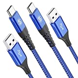たいぷしー充電器 急速 ケーブル 3M 2本セット,AviBrex 充電器 Type-C to USB-A 3.2A USB C ケーブルiPhone 17 充電 iPhone16/iPhone 15 17/アイフォン/いphone16 15 Pro MAX, iPad Pro,Samsung Galaxy S26/S25/S24/S23/S22/S21,Sony,タイプc機種対応(ブルー)