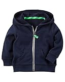 カーターズ Carter's ジップアップパーカー 前開き チャック フード付き 長袖 フレンチテリー綿100% French Terry Cardigan NB (50-55cm)