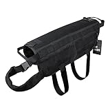 OneTigris ペット犬用サバゲーベスト　犬ベストハーネス　胴輪MOLLE対応　サイズS/M/L/XL 　大中小型犬対応 ( ブラック-A, L)