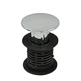 Danco 2イン1浴槽ヘアキャッチャー&ストッパー クローム 10772