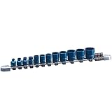 KTC(ケーティーシー) 【数量限定】KTC ネプロス(nepros) 9.5sq.ソケットセット 鉄紺 12個組 6角 NTB312AJB STRAIGHT/02-2723