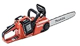 マキタ 充電式チェンソー ガイドバー350mm 赤 18V 6Ahバッテリ2本・充電器付 MUC353DGFR
