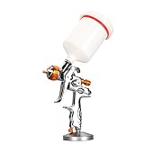 Valianto HVLP Gravity Spray Gun with 600cc Plastic Cup Silver Nozzle Size 1.4mm [並行輸入品]