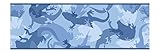 York Wallcoverings CK7801BSMP Candice Olson Kids Camo 8 X 10 Wallpaper Memo Sample, Blue [並行輸入品]