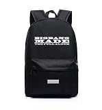 BIGBANG 韓流グッズ VIP 10周年記念 GD made ビッグバン ファッション 可愛 バッグ リュックサック (ブラック)