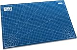 グリーンスタッフワールド(Green staff world) 折り畳みカッターマット A3サイズ ブルー ホビー用工具 GSWD-3244