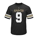 NFL新しいOrleans Saints Drew Breesメンズ9 Greatゲームファッショントップ L ブラック
