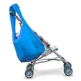 Hatch Things Sureshop Reusable Shopping Bag That Clips On To Keep Strollers Standing, Bright Blue