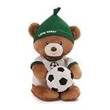 Gund Baby Teddy Bear and Rattle, Little Kicker Soccer [並行輸入品]