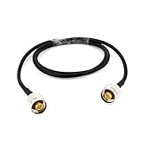 uxcell RG58コネクタケーブル　アンテナ　同軸ケーブル　延長コード・コネクタ・アダプター　Nタイプオスコネクタ　1M