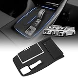 【傷防止には最強】LIMSTYLE トヨタ 新型 アルファード ヴェルファイア 40系 シフトパネルカバー ラバーマット Executive Lounge エレクトロシフトマチックに専用 コンソールパネルカバー ゴムマット 便利グッズ アクセサリー 内装パーツ 傷防止 汚れ防止 指紋防止 防水 防塵 車種専用 装着簡単 (エレクトロシフトマチック専用)