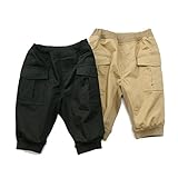 Bobson (ボブソン ) クロップドパンツ (80～130cm) キムラタンの子供服 (77220-171b) クロ 90
