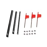 P Prettyia ホルダー　ボーリングバー　超硬インサート　レンチ付き　CNC 旋盤アクセサリー