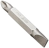 Vermont American 16471 Type Phillips Slotted Number 2 with 1-7/8-Inch Length Icebit Double Ended Bit