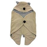CA Mode　かわいいベビー用品　スリーピングバッグ　おくるみブランケット　幼児　赤ちゃん　アンチキック　秋冬服　ベージュ