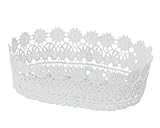 ギフトの詰め合わせに 丸和貿易 ホシュティード オーバルバスケット ホワイト (L) 400646703