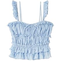 Amazon | [スナイデル] ワッシャープリーツフリルスカショーパン