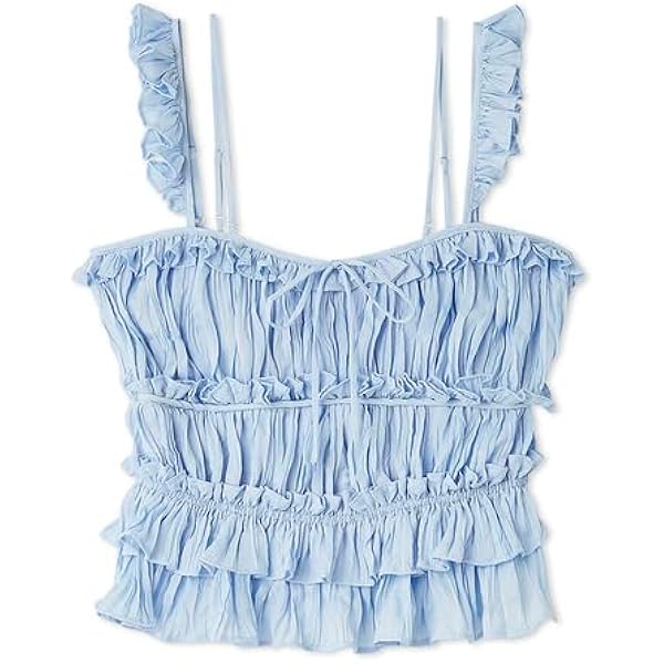 【新品タグ付き】スナイデル　ワッシャープリーツキャミソール　ホワイト ワッシャープリーツキャミソール(ビスチェ)｜トップス｜SNIDEL